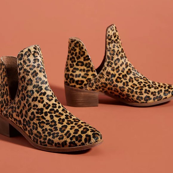 Anthropologie Matisse Animal-Printed Ankle Boots ~ Size 8 - Picture 2 of 11